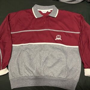 Dior Men's Crewneck Sweater - Red and Gray